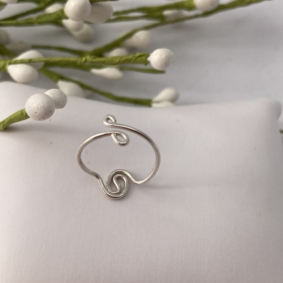 Toe Ring Sterling Yin Yang - Picture 8 of 13